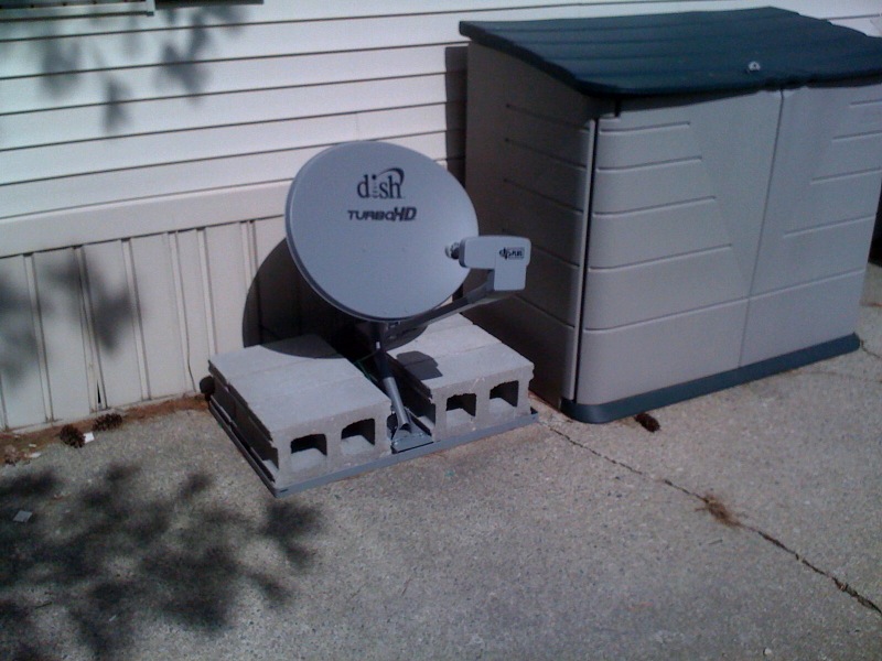 A new mounting option for dish antennas